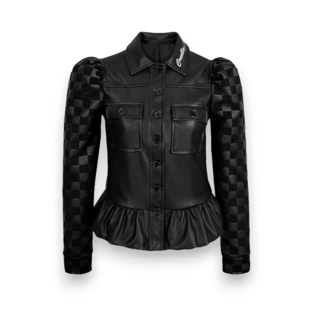 Disney Her Universe Cruella Live Action Faux Leather Jacket